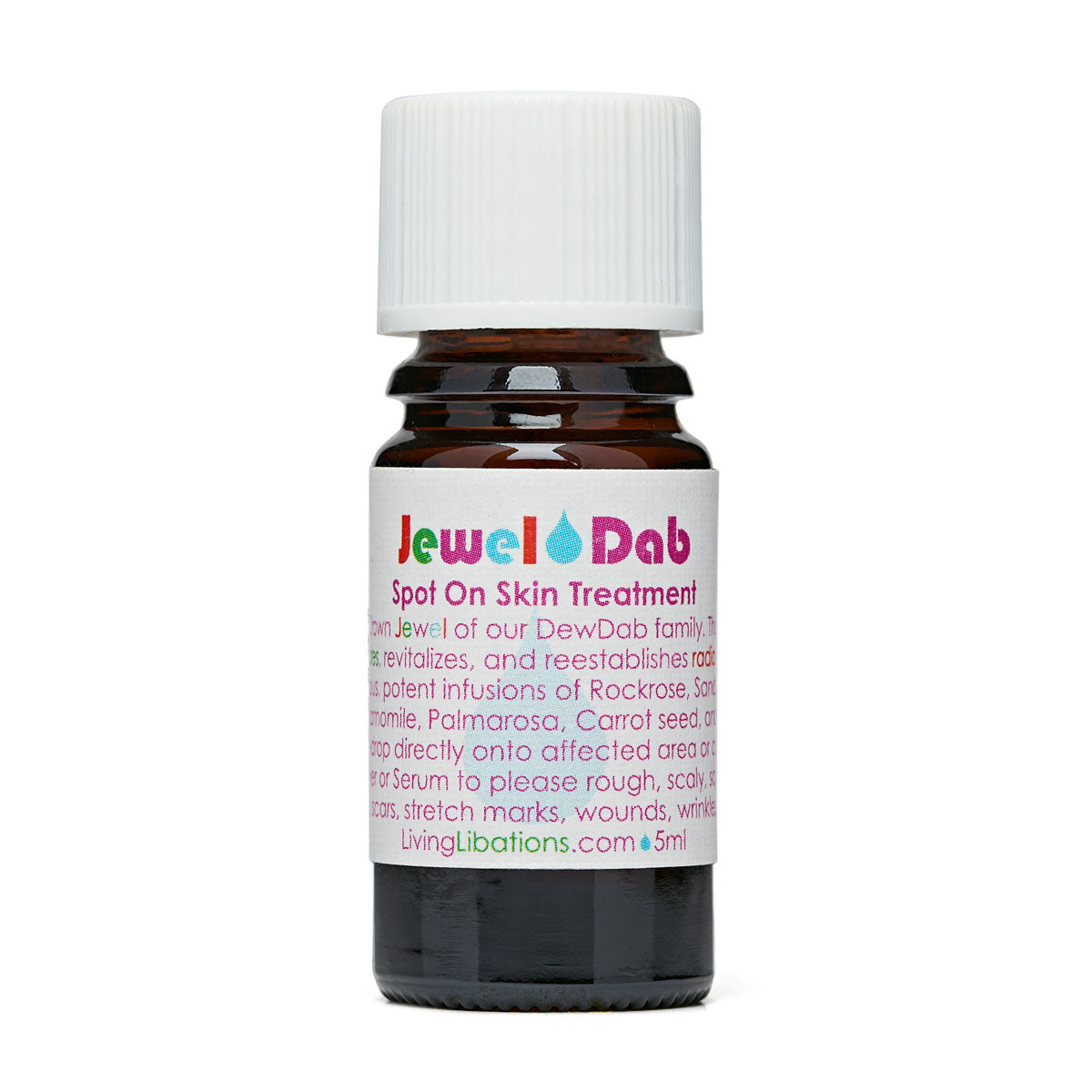 Jewel Dab | Living Libations | Raw Living UK | Beauty | Skin Care | Living Libation&#39;s Jewel Dab: a Vegan, Natural &amp; Pure blend to revitalise &amp; strengthen the skin. This fortifying emollient quenches lacklustre, dry skin.