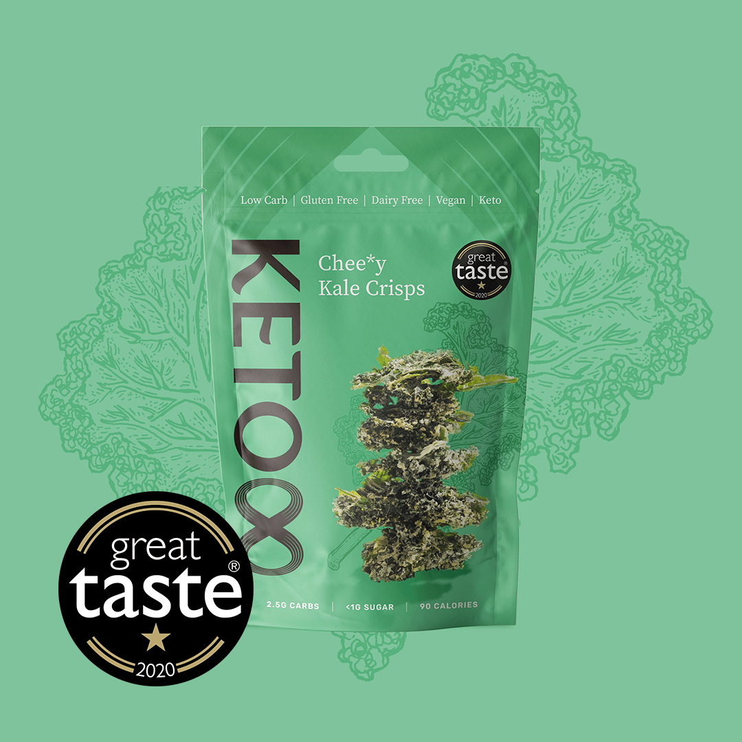 Raw Chee*y Kale Chips (30g) | 8 Foods | Raw Living UK | Eight Foods Raw Chee*y Kale Chips: Deliciously Crunchy, Cheesy-Tasting, but totally Dairy-Free Kale crisps. A Healthy Gluten, Wheat & Refined Sugar-free Snack.