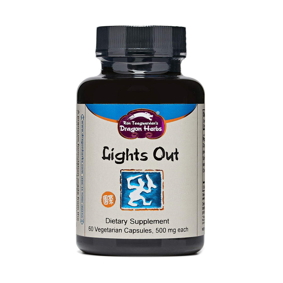 Lights Out Capsules| Dragon Herbs | Raw Living UK | Tonic Herbs | Dragon Herbs Lights Out is a relaxing sleep aid. This formula helps a person to relax and to fall asleep easily. Ingredients include Zizyphus Seed &amp; He Shou Wu.