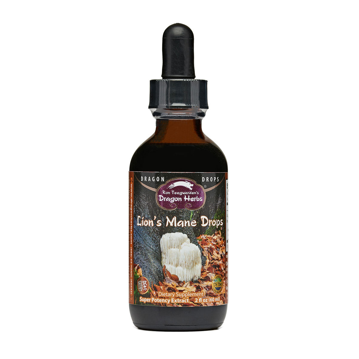 Lion's Mane Dragon Drops | Dragon Herbs | Raw Living UK | Tonic Herbs | Mushroom Extracts | Dragon Herbs Lion’s Mane Mushroom Drops: a nootropic extract containing Nerve Growth Factor. Also believed to support brain plasticity cognitive function.