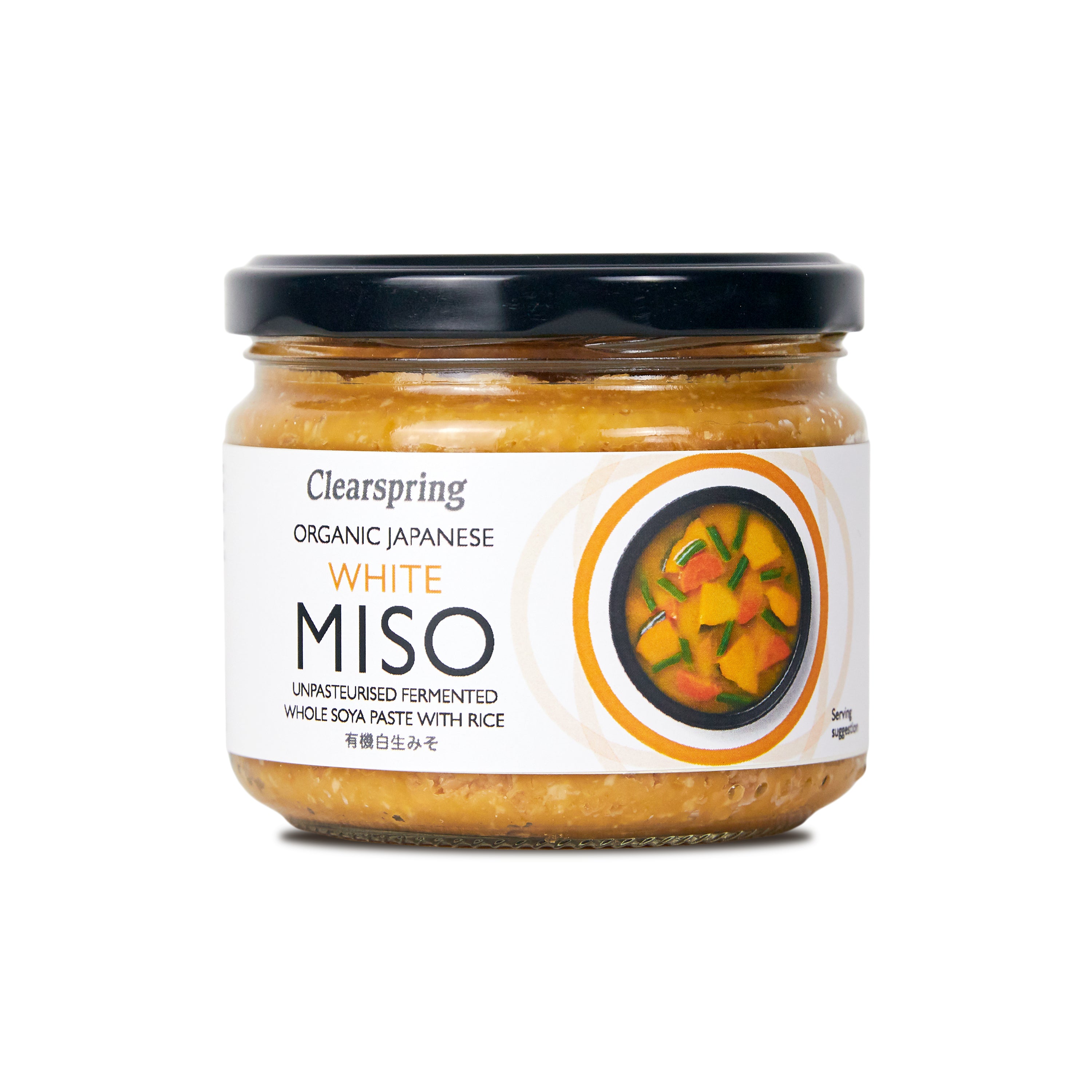 Organic White Miso Paste 270g | Clearspring | Raw Living UK | Clearspring Organic Unpasteurised Japanese White Miso is made to a family recipe and offers a delicious balance of savoury & sweet, with that Umami flavour!