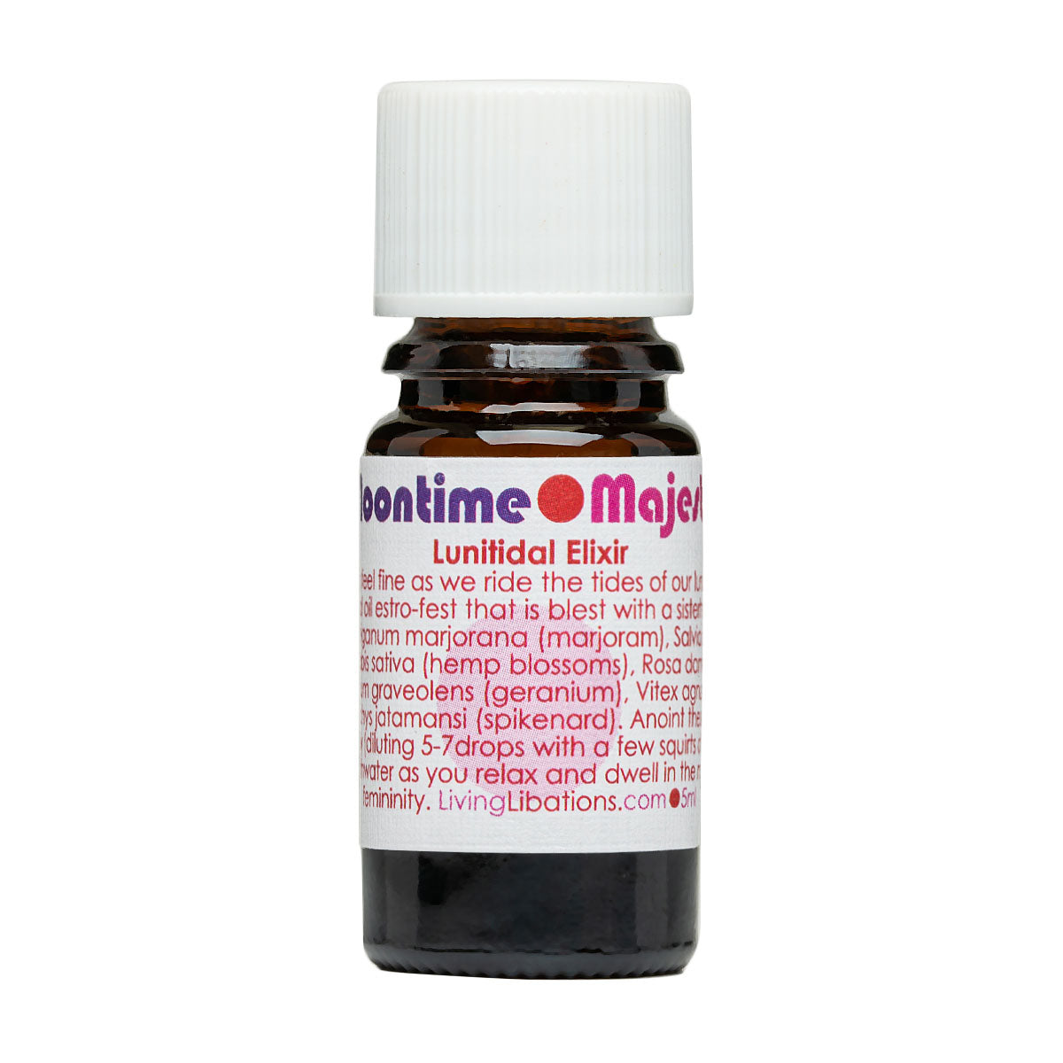 Moontime Majesty Essential Oil | Living Libations | Raw Living UK | Skin Care | Health Nectar | Fragrance | Living Libations Moontime Majesty Essential Oil (5ml): connect with your feminine essence as you ride the waves of your menstrual cycle. Anoint &amp; Diffuse.