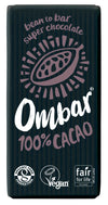 Organic Vegan 100% Cacao Chocolate Bar | Ombar | Raw Living UK | Raw Chocolate | Raw Cacao | Ombar 100% Cacao Bar is an Organic, Vegan, Plant Based Raw Chocolate Bar. A Sugar Free, Keto Friendly bar made by award-winning chocolatiers.