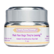 Packs Your Bags They're Leaving Eye Gel | Simply Divine Botanicals | Raw Living UK | Skin Care & Beauty | Simply Divine Botanicals Pack Your Bags They're Leaving Natural Eye Gel: this eye gel was created to reduce puffiness under & above eye area.
