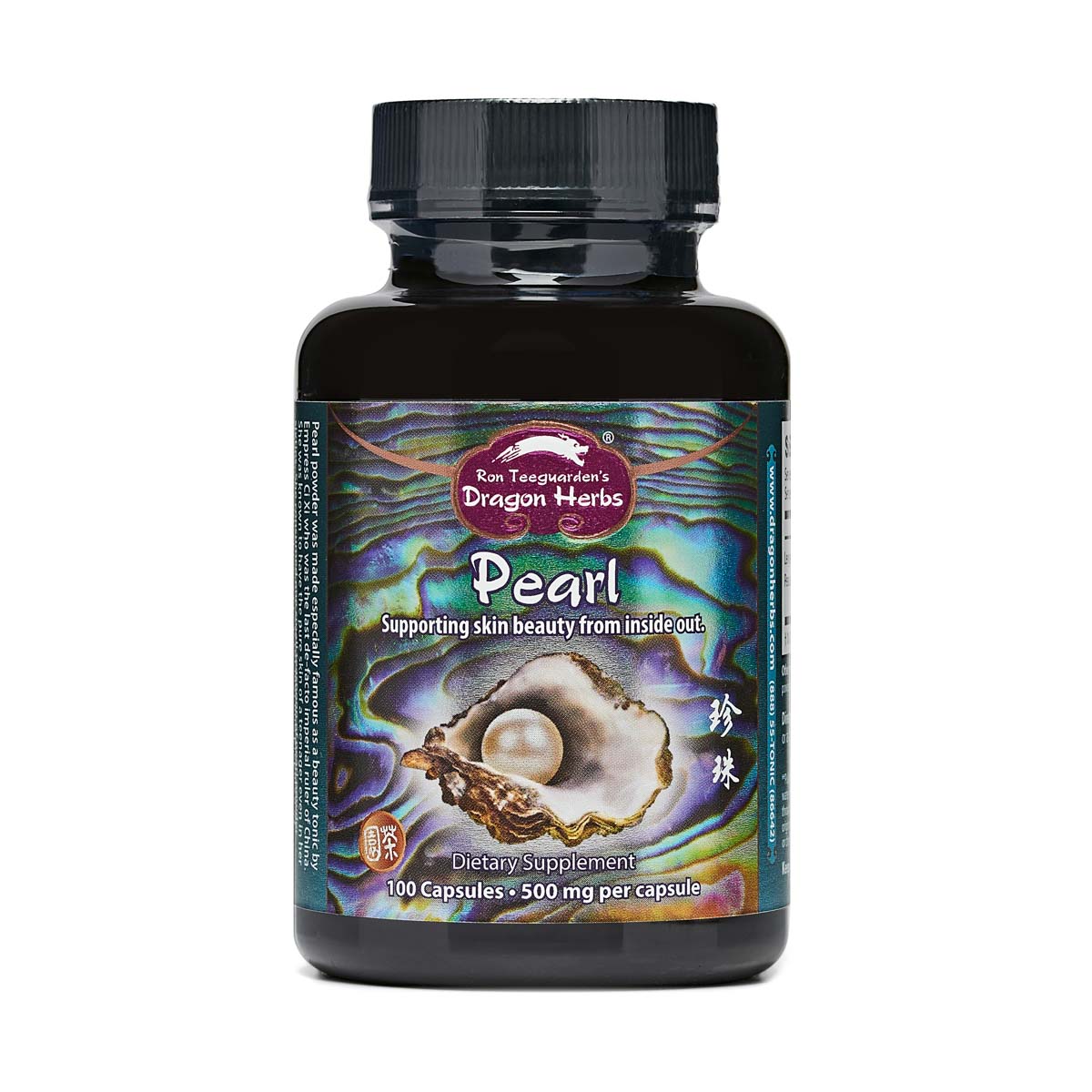 Pearl Powder Capsules | Dragon Herbs | Raw Living UK | Tonic Herbs | Dragon Herbs Pearl powder is produced by grinding clean freshwater Pearls to a fine powder, which allows it to be easily absorbed by the digestive tract or skin