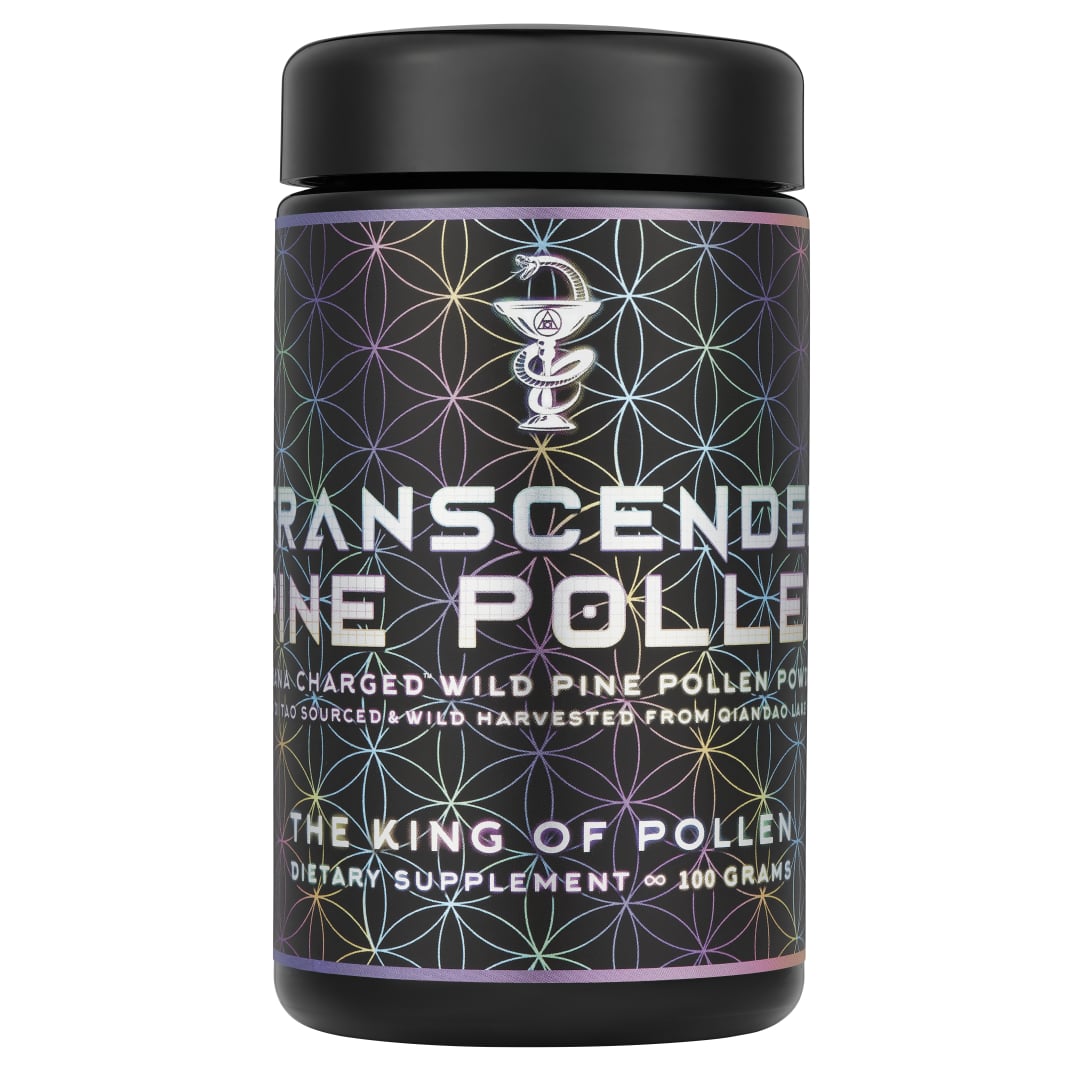 Transcended Pine Pollen | Primal Alchemy | Raw Living UK | Supplements | Primal Alchemy Transcended Pine Pollen is Prana-Charged Wild Pine Pollen. Using only superior-quality Di Tao sourced to energetically charge the pineal gland.