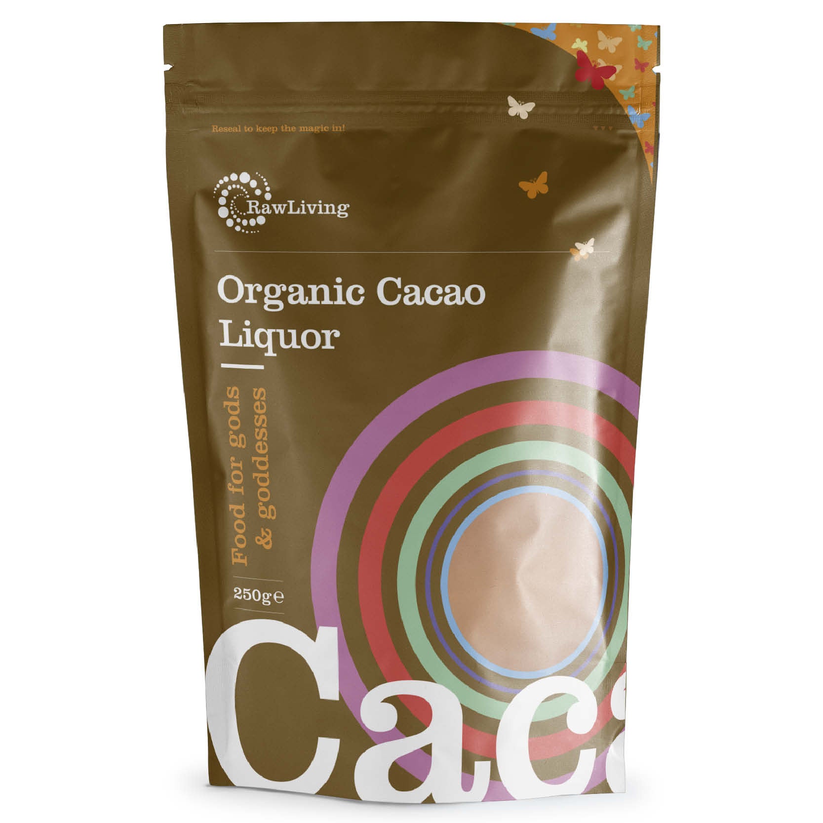 Organic Cacao Liquor Peruvian | Raw Living UK | Raw Foods | Super Foods | Raw Living Raw Organic Unroasted Peruvian Cacao Liquor is made by pressing the whole cacao bean and heating it at very low temperatures until it forms a paste.