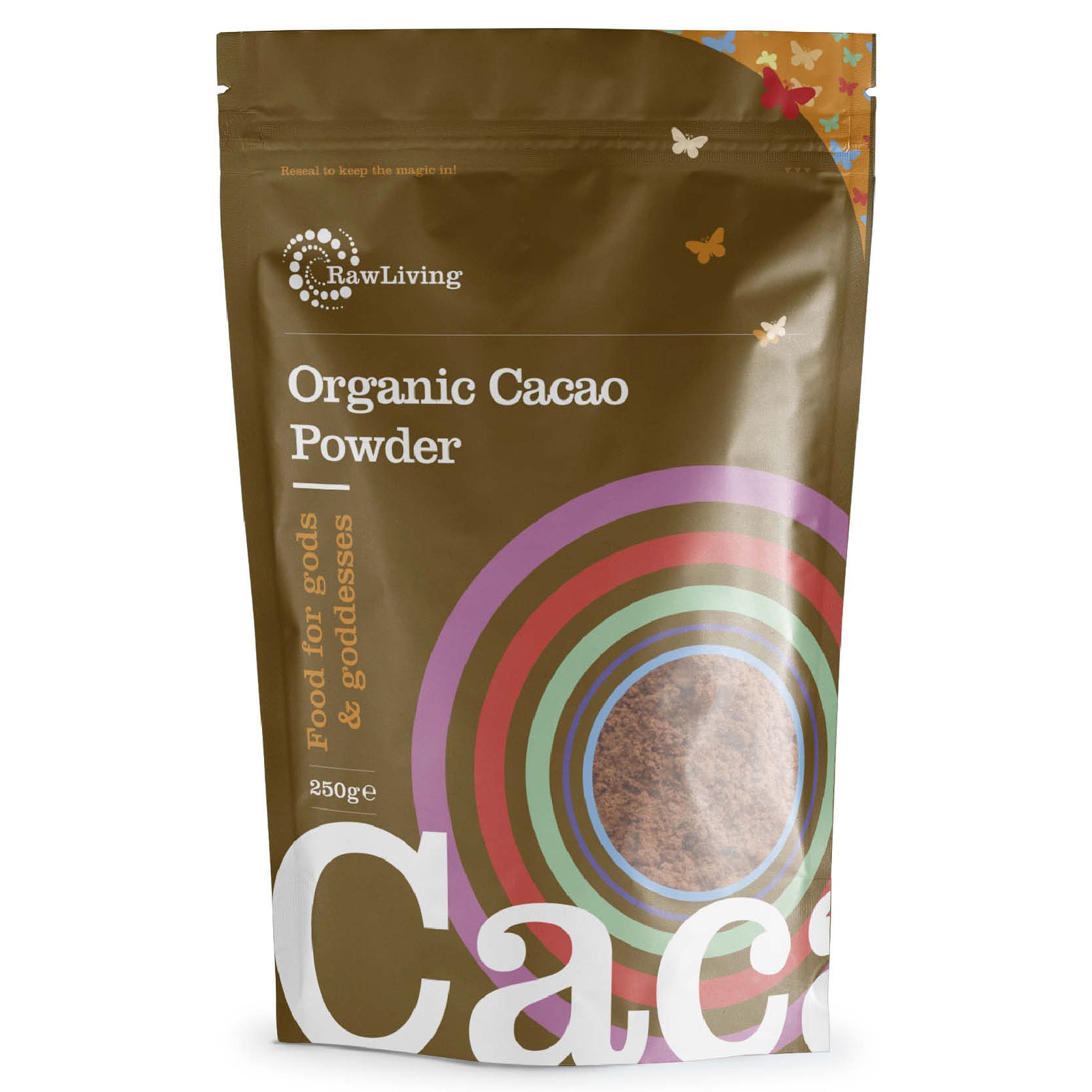 Organic Cacao Powder | Raw Living UK | Super Foods | Raw Living Cacao Powder: the easiest way to use cacao when making chocolate. Just add a spoonful to sweets, desserts, or smoothies for a delicious flavour.