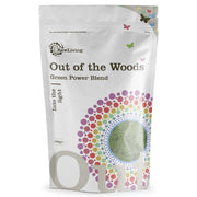 Out of the Woods Powder Blend | Raw Living | Super Foods | Raw Living Out of the Woods Powder Blend is made with Hemp Protein, Chlorella Powder, Wheatgrass Powder, Kelp, Sea Greens, Klamath Algae, Turmeric & Reishi.