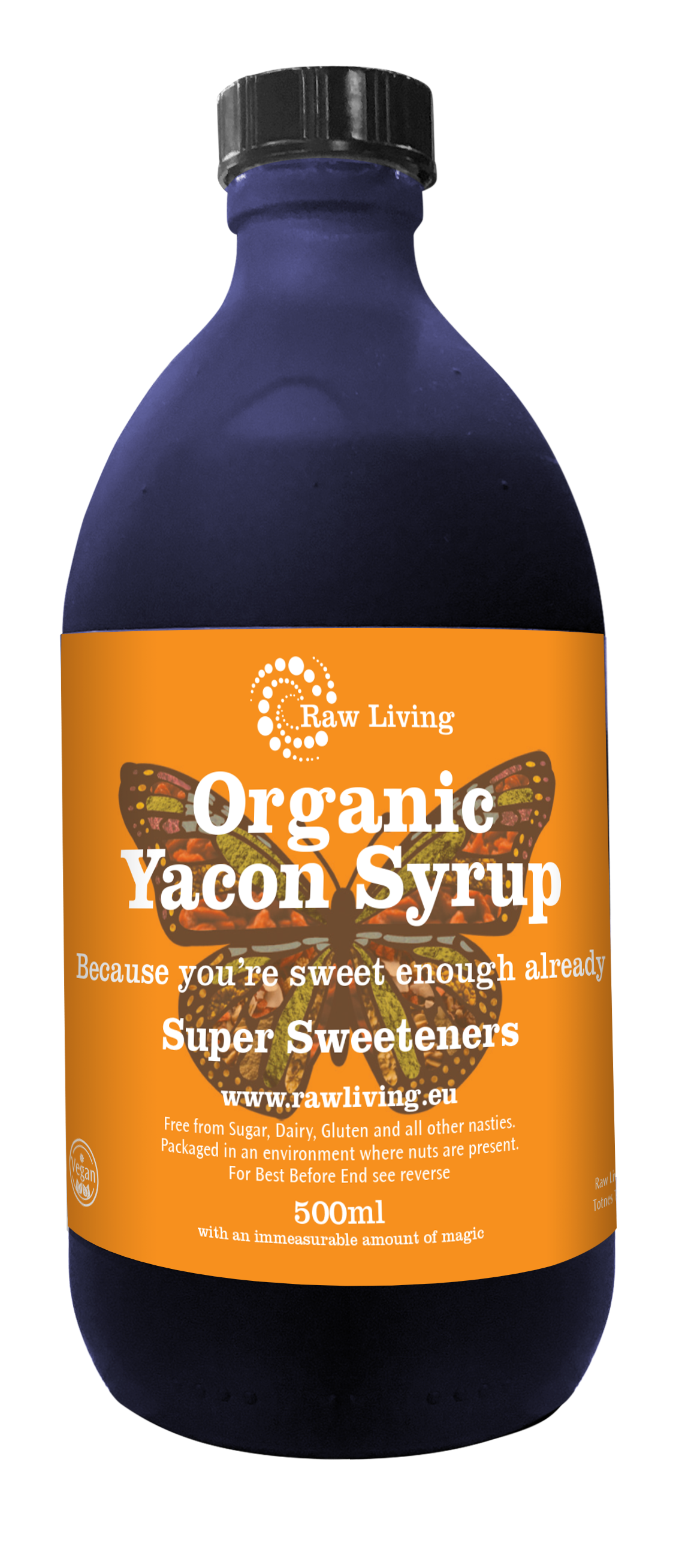 Yacon Syrup | Raw Living UK | Natural Sweeteners | Raw Living Yacon is a Peruvian root vegetable containing Fructo-Oligosaccharides sugars. These sugars not absorbed by the body, making Yacon a Low GI Sweetener.