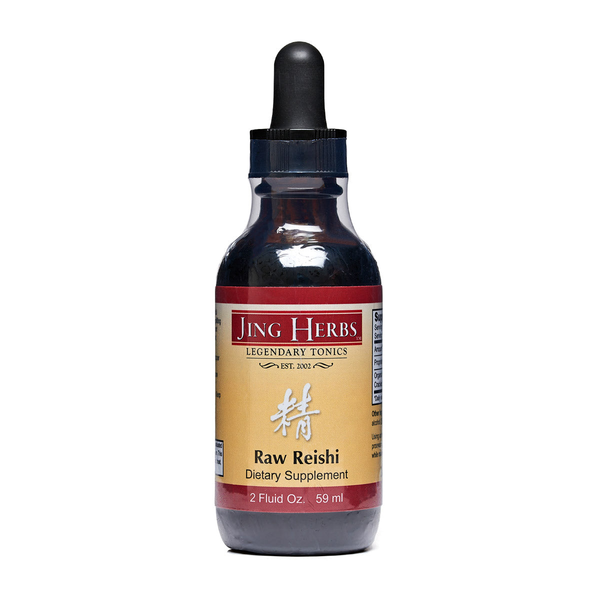 Raw Reishi Extract Drops | Jing Herbs | Raw Living UK | Tonic Herbs | Jing Herbs Raw Reishi Drops: a finely crafted Raw Reishi extract made from Organic Reishi Fruiting Body &amp; Cracked Cell Reishi Spores. A Shen lover&#39;s delight.
