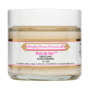 Rose Du Jour Moisturizer | Simply Divine Botanicals | Raw Living UK | Skin Care & Beauty | Simply Divine Botanicals Natural Creme de Rose Facial Moisturiser for Normal, Combination & Oily Skin. Use for Light, Lovely & Luscious Skin.