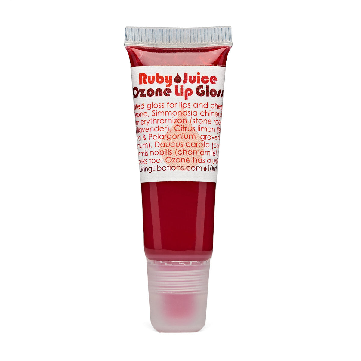 Ruby Ozone Lip Gloss | Living Libations | Raw Living UK | Beauty | Skin Care | Living Libations Ruby Ozone Lip Gloss (10ml): Natural, Vegan & combines the genius of Tesla’s Ozone therapy with pure Petals, Berries & Roots for lush lips.