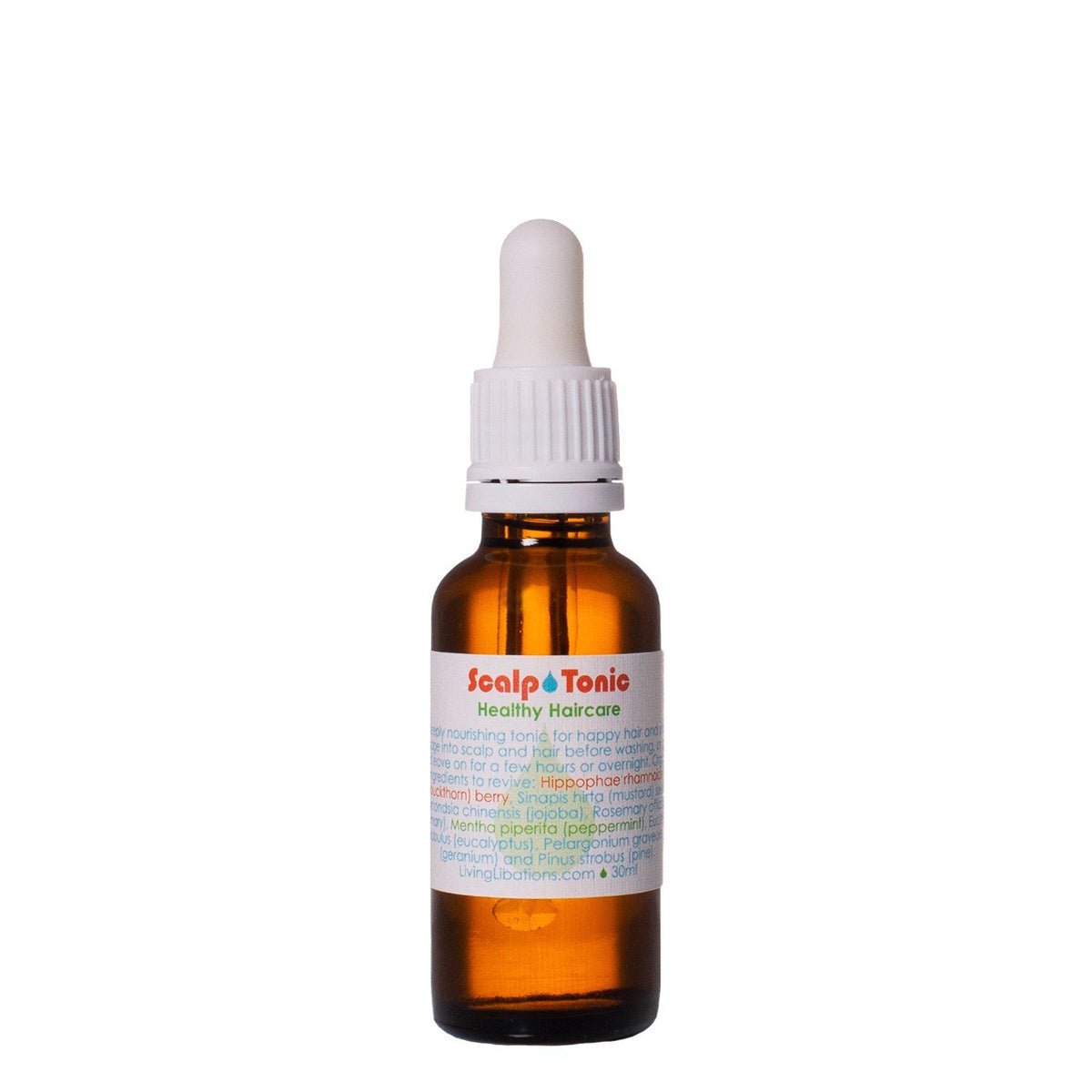 Scalp Tonic | Living Libations | Raw Living UK | Hair Care | Living Libations Scalp Tonic: Natural, Vegan & deeply nourishing tonic for health of scalp & hair. Massage into scalp before washing hair, or leave overnight.
