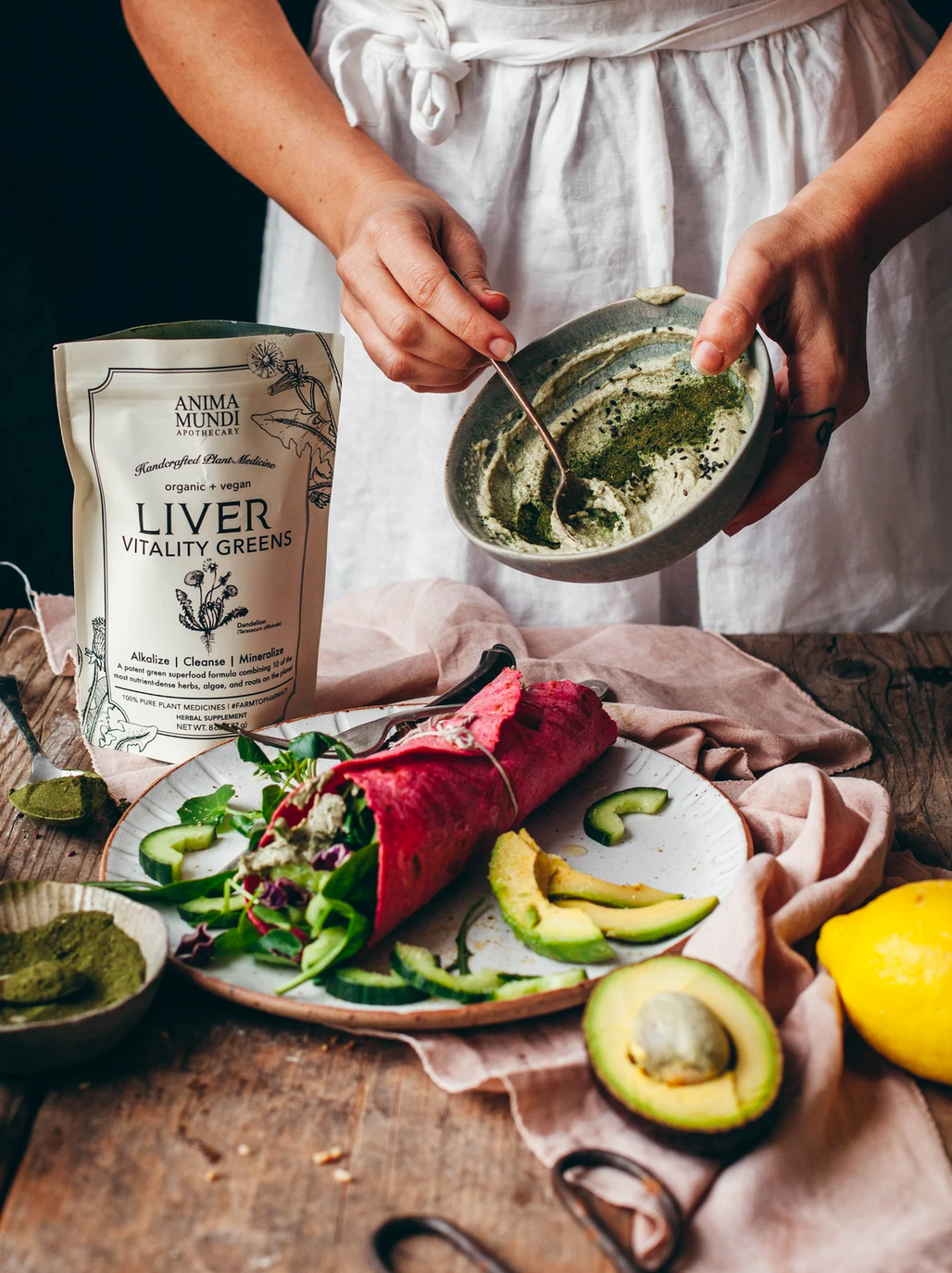 Liver Vitality: Daily Green Detox | Anima Mundi Herbals | Raw Living UK | Raw Foods | Anima Mundi&#39;s Liver Vitality Greens is a Daily Green Detox Cleansing formula packed with nutrients to kickstart your body and Detox your Liver &amp; Gall Bladder.