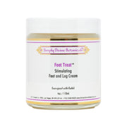Feet Treat (4oz) | Simply Divine Botanicals | Raw Living UK | Simply Divine Botanicals Natural Feet Treat, a Stimulating Foot & Leg Cream featuring Spikenard. Massage to Reduce Swelling & Soften Tired Feet.