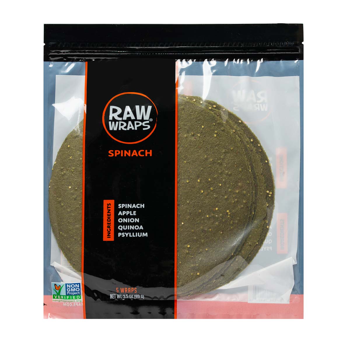 Raw Wrap Spinach | Greenleaf Foods | Raw Living UK | Raw Foods | Greenleaf Raw Spinach Wraps are made out of Veggies and Fruit; Fresh Spinach is combined with Apples and Quinoa to create a Soft and Pliable Raw, Vegan Wrap.