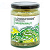 Organic Classic Sauerkraut | Loving Foods | Raw Living UK | Ferments | Raw Foods | Loving Foods Classic Sauerkraut: Organic High Quality Unpasteurised Sauerkraut. Fermented cabbage is full of probiotics &amp; good bacteria for optimum gut health.