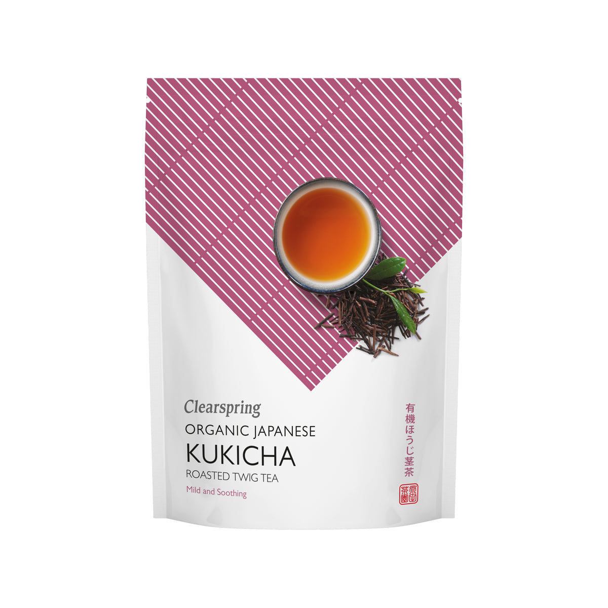 Organic Japanese Kukicha Loose Leaf Tea (90g) - Clearspring