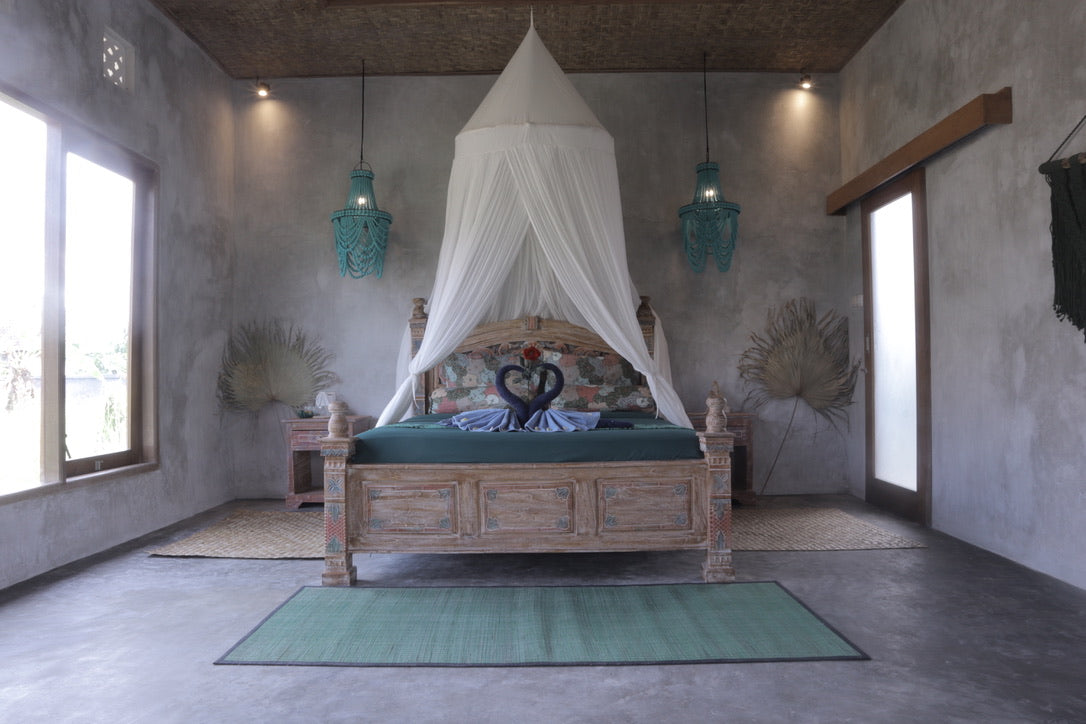 Kate Magic | Bali Magic Villa | Raw Living UK | Events & Retreats | Eco Holiday Rentals | An Eco-Villa in the rice fields, Waranugraha (Magic Villa) is situated in the village of Singakerta, just 10 minutes outside of Ubud, Bali's spiritual mecca.