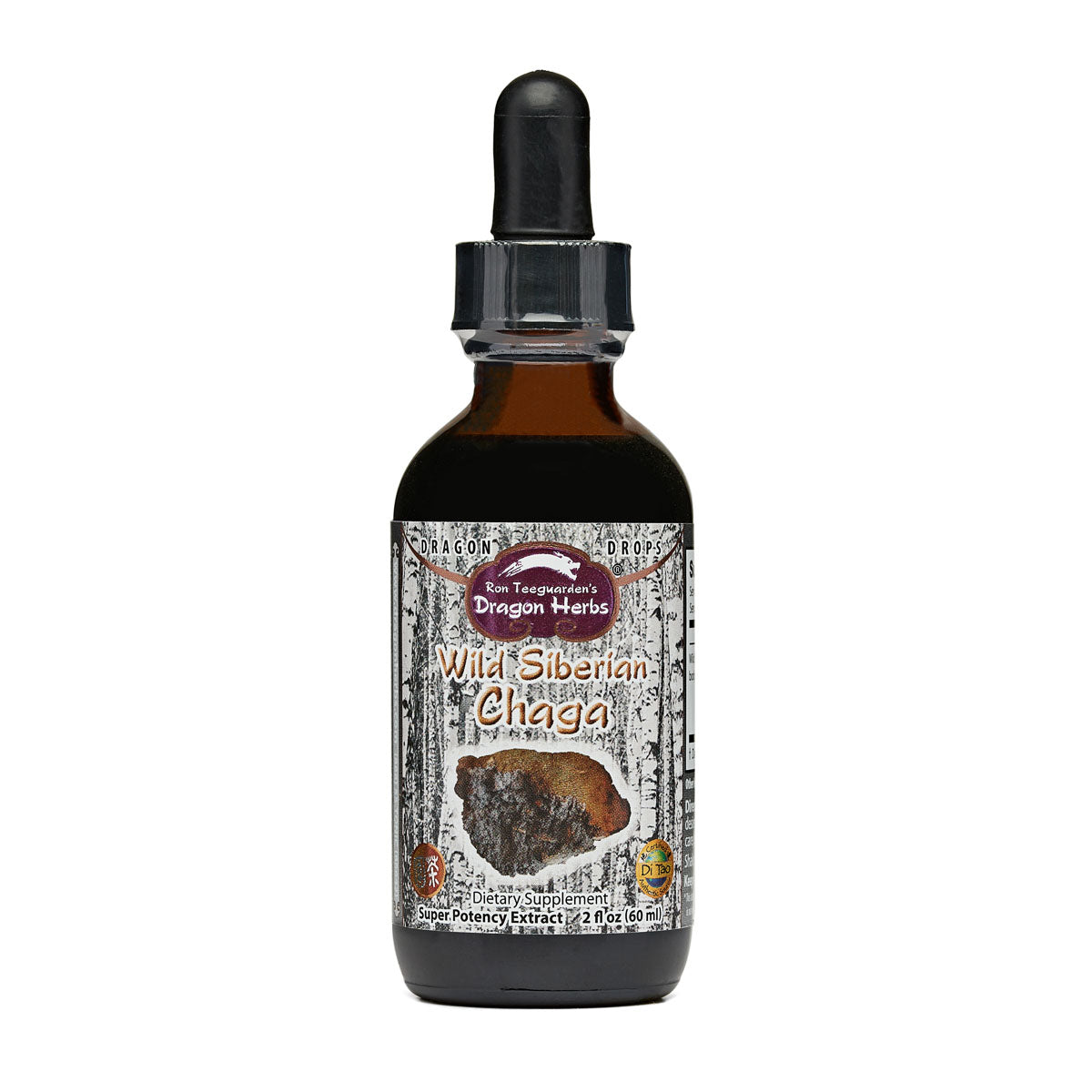 Wild Siberian Chaga Dragon Drops | Dragon Herbs | Raw Living UK | Tonic Herbs | Dragon Herbs Wild Siberian Chaga Drops are best quality. Chaga is known as the "King of Mushrooms," for bringing "glowing health" and for its immune support.