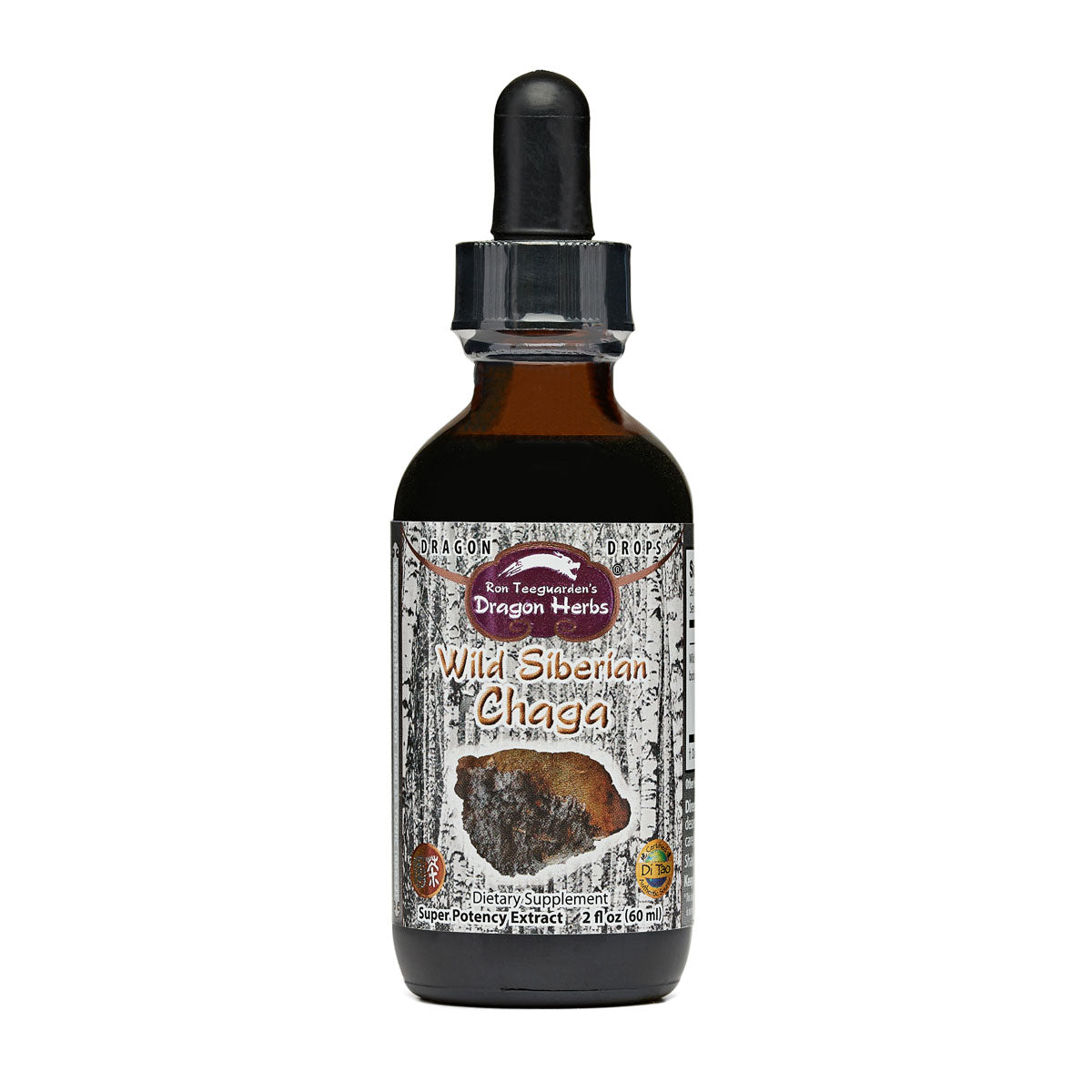 Wild Siberian Chaga Dragon Drops | Dragon Herbs | Raw Living UK | Tonic Herbs | Dragon Herbs Wild Siberian Chaga Drops are best quality. Chaga is known as the &quot;King of Mushrooms,&quot; for bringing &quot;glowing health&quot; and for its immune support.