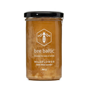 Wildflower Raw Honey (350g) | Bee Baltic | Raw Living UK | Bee Product | Raw Foods | Honeys | Bee Baltic's Raw Wildflower Honey is harvested during May. Refreshing Acacia Tree Blossoms and fruity apple trees help to create a Mellow and Pleasant Honey.