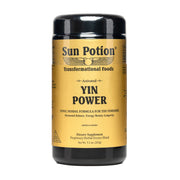 Yin Power | Sun Potion | Raw Living UK | Tonic Herbs | Sun Potion Yin Power: this Tonic Herb Powder Blend is designed to nourish Feminine Essence. Includes Reishi, He Shou Wu, Pearl Powder, Shatavari & Pine Pollen.