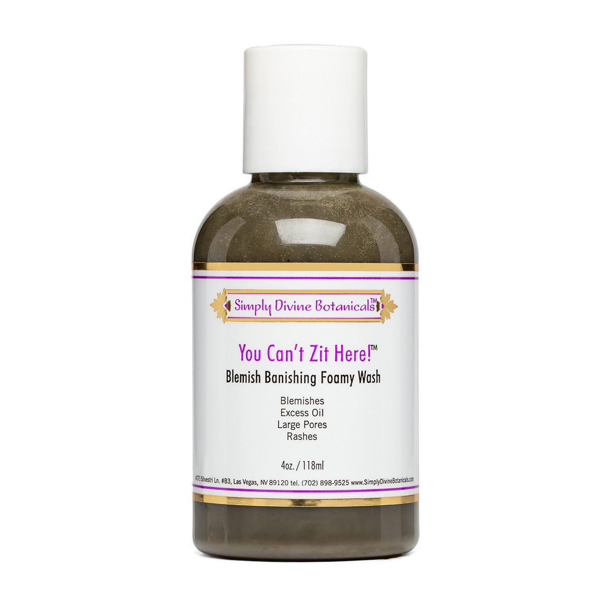 You Can't Zit Here | Simply Divine Botanicals | Raw Living UK | Skin Care & Beauty | Simply Divine Botanicals You Can't Zit Here Natural Foaming Cleanser: Black Velvet with a Blemish & Spot Banishing Twist. Tamanu Oil, Neem Oil & Essential Oils.