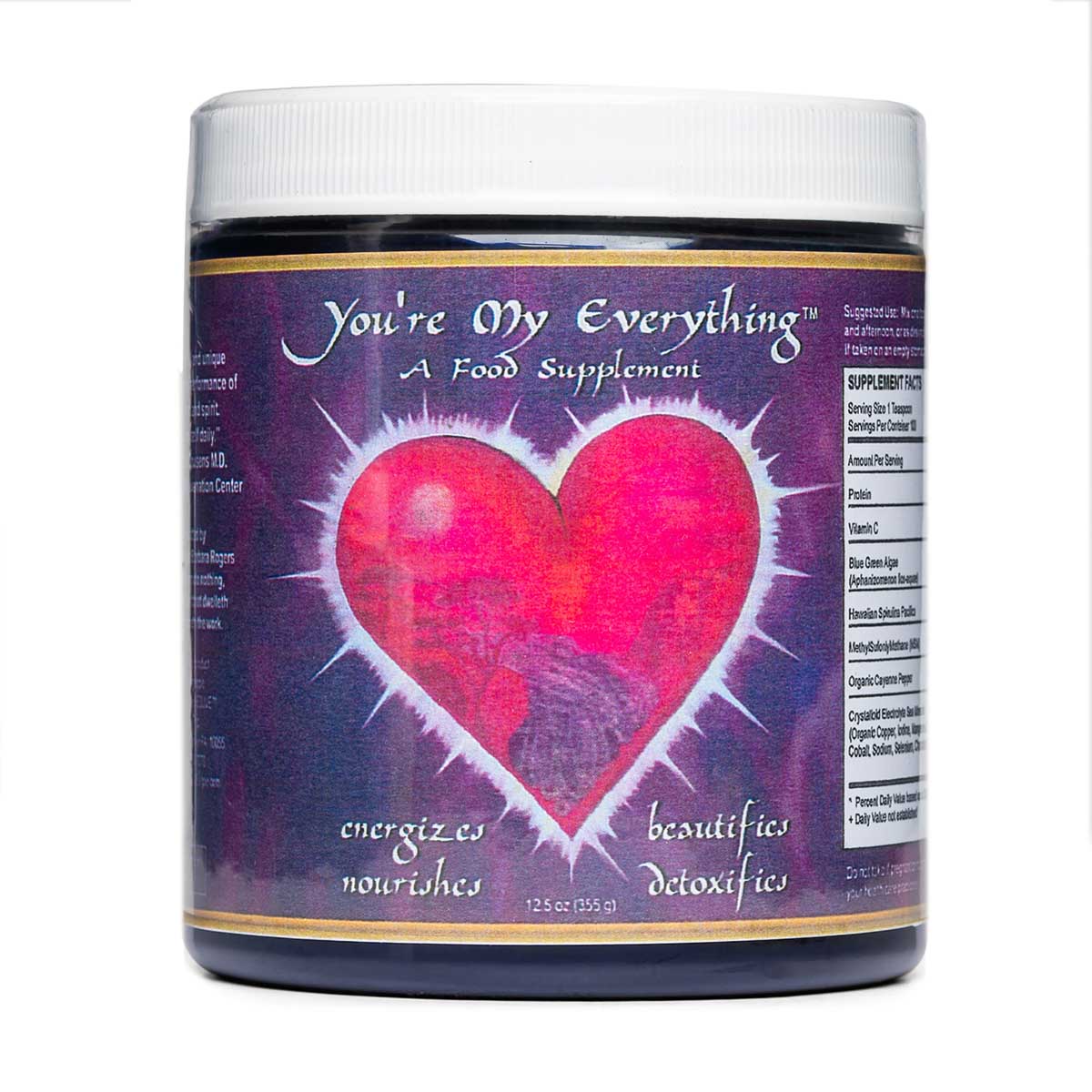 You&#39;re My Everything | Simply Divine Botanicals | Raw Living UK | Skin Care &amp; Beauty | Simply Divine Botanicals You&#39;re My Everything: a Divinely-Inspired Blend of Superfoods &amp; Nutrients. Spirulina, MSM, Organic Cayenne Pepper &amp; Activated Barley.
