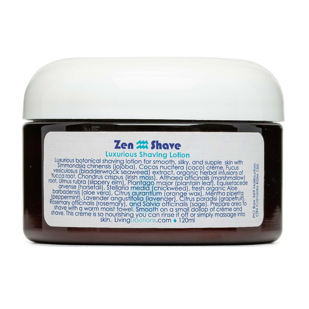Zen Shave | Living Libations | Raw Living UK | Skin Care | Living Libations Zen Shave: a Natural & Vegan Shaving Lotion for smooth, silky and supple skin. Smooth on to skin with a small dollop of crème and shave.
