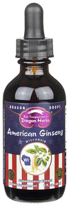 America Ginseng Dragon Drops | Dragon Herbs | Raw Living UK | Tonic Herbs | Adaptogens | Dragon Herbs American Ginseng (Panax Quinquefolium) is not exactly the same as Asian Panax Ginseng, though it is used in much the same way for similar purposes.