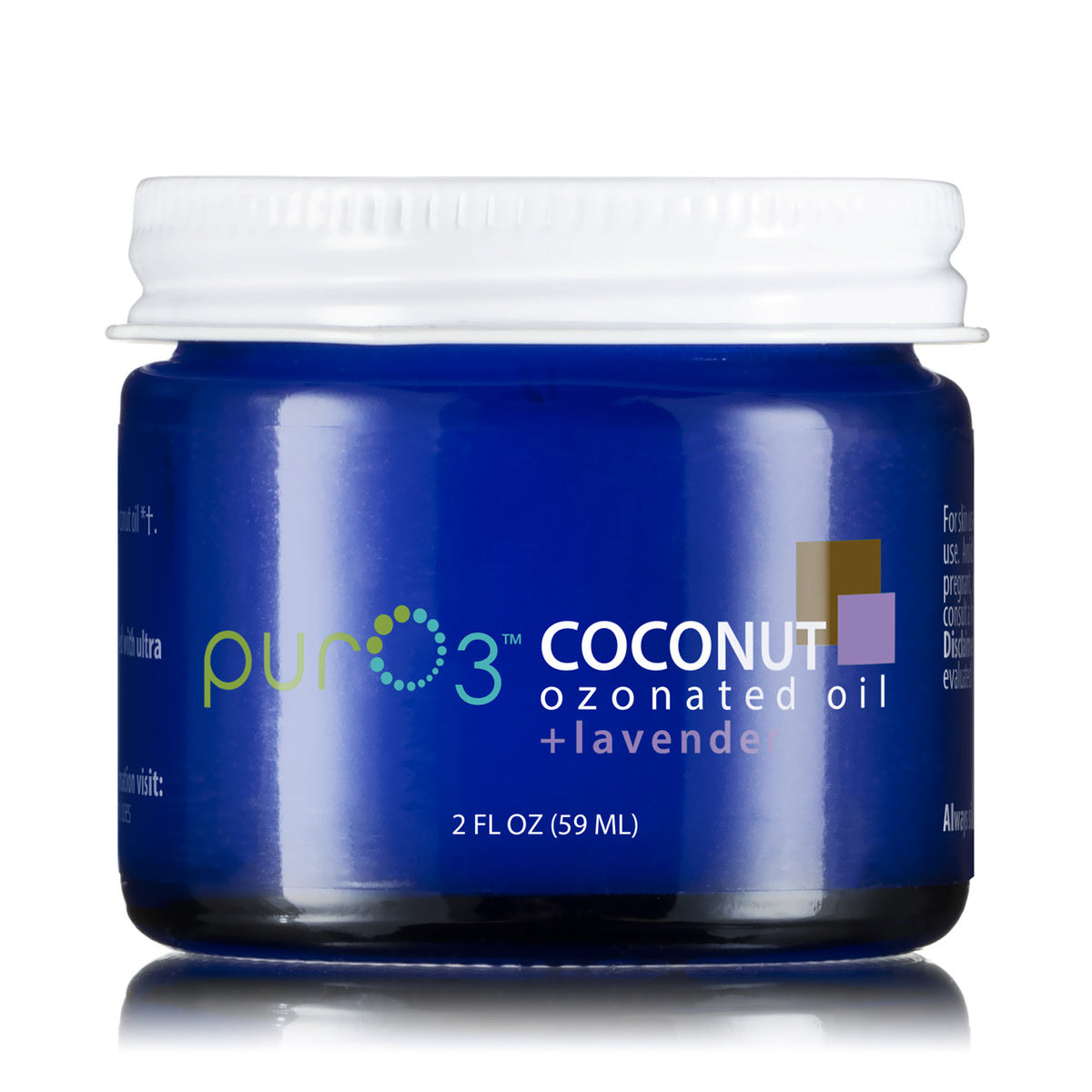 PurO3 Ozonated Organic Coconut Oil Lavender (2oz)