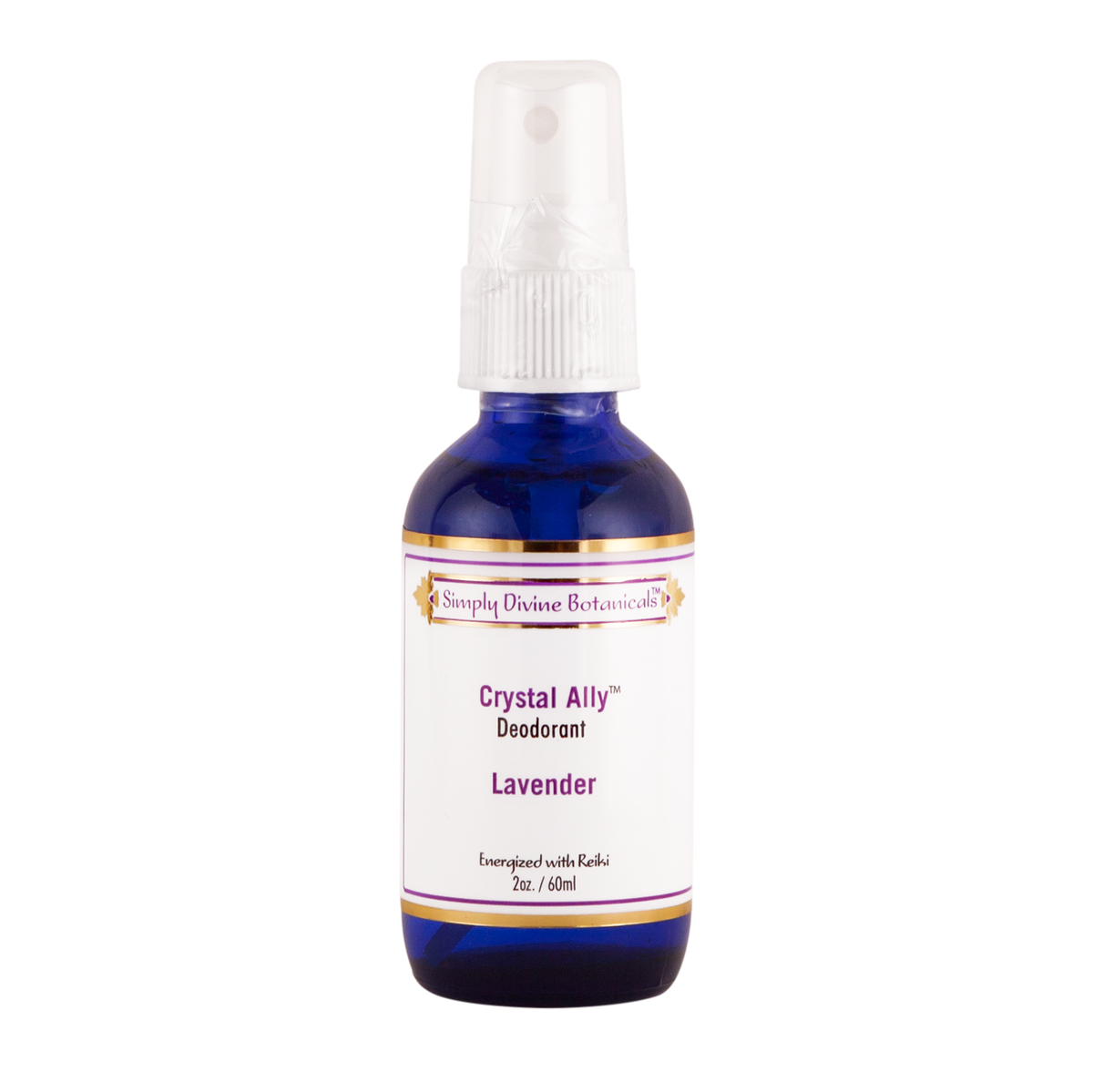 Crystal Ally Lavender Deodorant | Simply Divine Botanicals | Raw Living UK | Skin Care &amp; Beauty | Simply Divine Botanicals Natural Vegan Crystal Ally Deodorant is Formulated with Angstrom Zinc &amp; Silver which kill odour causing bacteria. Added Essential Oils.