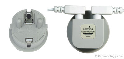 Earth Connection Plug (EU) | Groundology | Raw Living UK | EMF &amp; Energy Protection | Groundology Earth Connection Plus (EU): an earth connection plug suitable for an EU type outlet. It has 2 sockets, so 2 cords can be connected simultaneously.