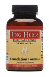 Foundation Formula Capsules | Jing Herbs | Raw Living UK | Tonic Herb | Jing Herbs Foundation Formula Capsules is a longevity tonic, designed to increase energy & support immune function. It includes Morinda, Astragalus & Reishi.