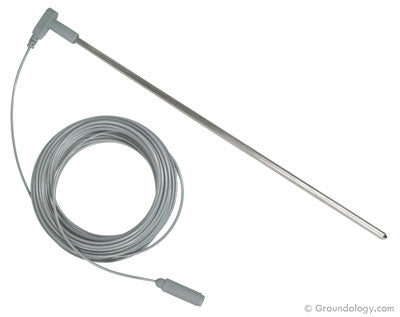 Grounding Rod | Groundology | Raw Living UK | EMF & Energy Protection | Groundology Grounding Rod (0.3m Rod & 12m Cord) enables you to make a direct connection with the ground, instead of using an electric plug socket.