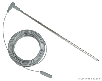 Grounding Rod | Groundology | Raw Living UK | EMF &amp; Energy Protection | Groundology Grounding Rod (0.3m Rod &amp; 12m Cord) enables you to make a direct connection with the ground, instead of using an electric plug socket.