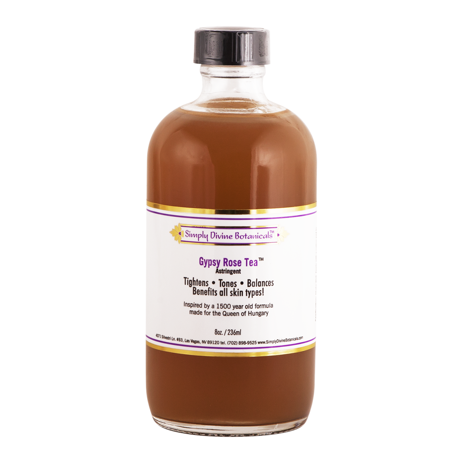 Gypsy Rose Tea Toner | Simply Divine Botanicals | Raw Living UK | Skin Care & Beauty | Simply Divine Botanicals Natural Vegan Gypsy Rose Tea Toner/Astringent: Tightens, Tones and Balances Skin. For All Skin Types. Restore Skin's pH Balance.