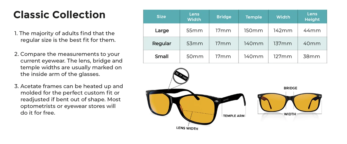 Swannies Classic Day Glasses Blue Light Block | Swanwick | Raw Living UK | Home &amp; Health | Eye Care | Sleep | Swanwick Swannies Classic Day Blue Light Block Glasses (Regular): chosen by leading Health &amp; Wellness experts for Day-Time Digital Eye-Strain Protection.