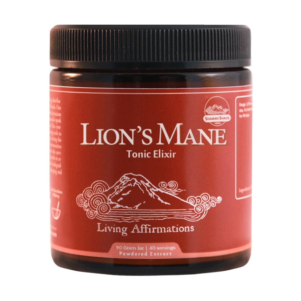 Lion&#39;s Mane Mushroom Powdered Extract | Shaman Shack | Raw Living UK | Mushroom Extracts &amp; Powders | Shaman Shack Lion&#39;s Mane Extract Powder is also known as Yamabushitake (“Mountain Hidden Mushroom”). It is known to promote Mental Focus &amp; Nerve Regeneration.