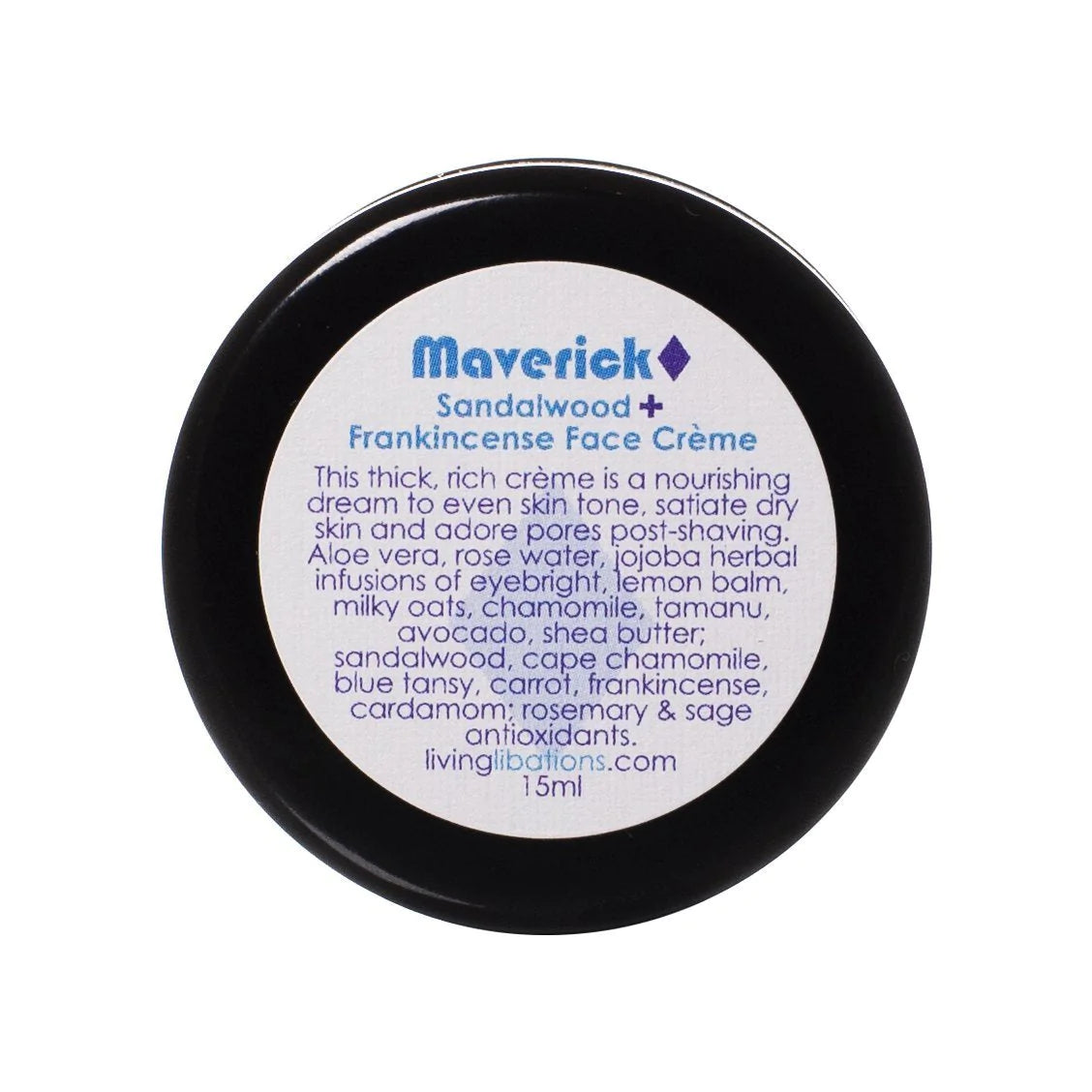 Living Libations - Maverick Face Crème