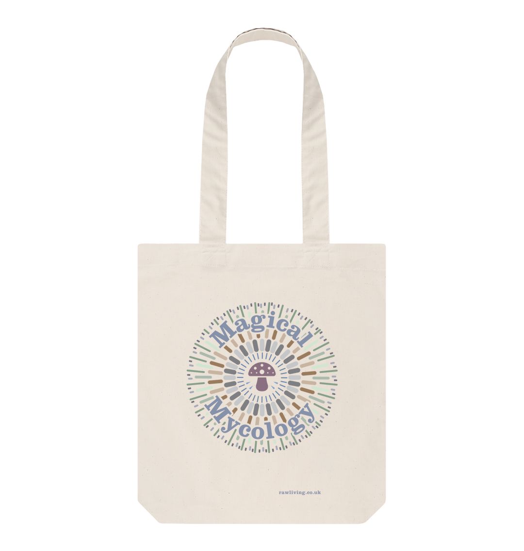 Natural Magical Mycology Organic Cotton Tote Bag - Earth