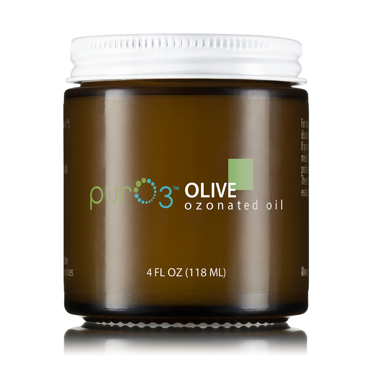 PurO3 Ozonated Organic Olive Oil Unscented (4oz)