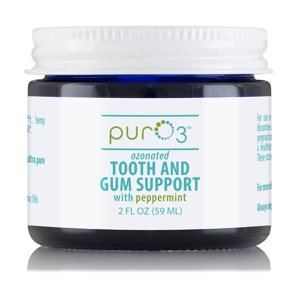 PurO3 Ozonated Tooth and Gum Support - Peppermint (2fl. oz)