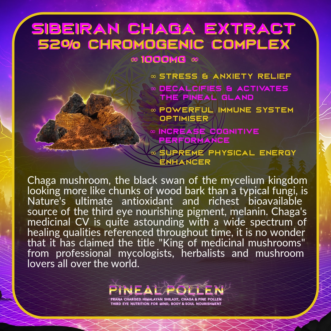 Pineal Pollen | Primal Alchemy | Raw Living UK | Supplements | Primal Alchemy Pineal Pollen is Prana-Charged Shilajit, Chaga &amp; Pine Pollen. An adaptogenic tonic herbal formula to energetically charge the pineal gland.