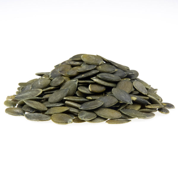 Organic Pumpkin Seeds | Raw Living UK | Raw Foods | Nuts &amp; Seeds | Raw Living Organic Pumpkin Seeds are truly Raw. Pumpkin seeds are an excellent source of the Minerals Zinc and Magnesium, and the Amino Acid Tryptophan.