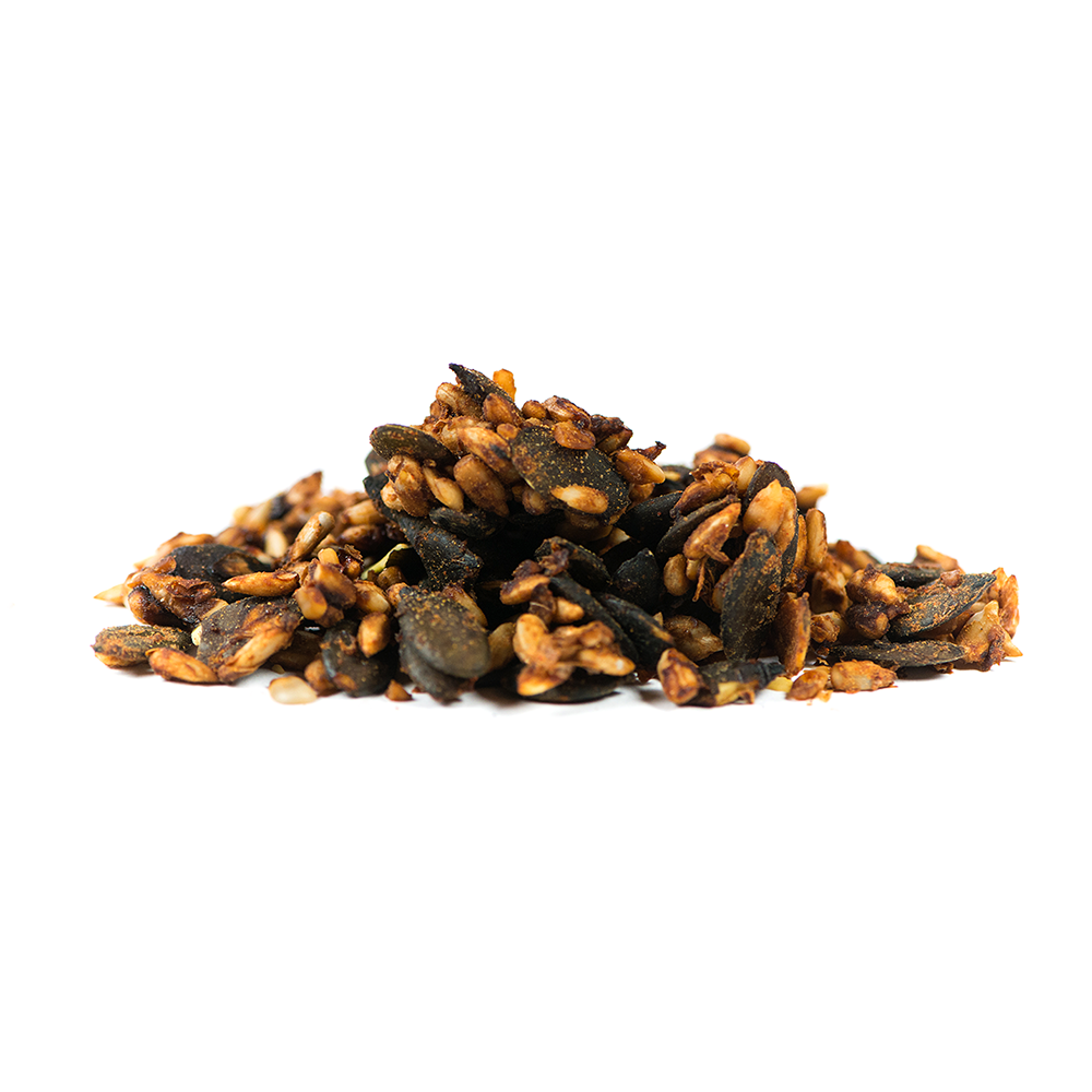 Activated Sunseeds with Shiitake | Raw Living UK | Raw Foods | Nuts & Seeds | Mushroom Products | Raw Living Activated Sunseeds with Shiitake: our Sunseeds are a Raw, Dairy-Free, Sugar-Free Snack. Sunflower & Pumpkin Seeds marinaded with Shiitake & Spices.