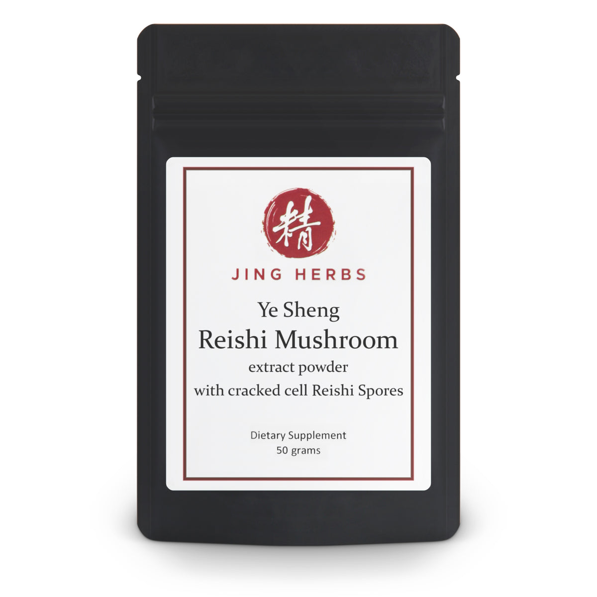 Reishi Mushroom Extract With Spores | Jing Herbs | Raw Living UK | Tonic Herbs &amp; Mushrooms | Jing Herbs Reishi Mushroom Extract Powder with cracked cell Reishi spores: Reishi has been revered as nature&#39;s rarest &amp; most beneficial herb. Can be taken daily