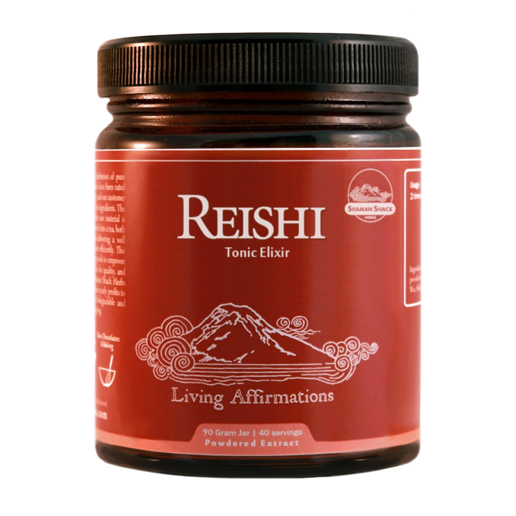 Reishi Mushroom 10:1 Extract Powder | Shaman Shack | Raw Living UK | Mushroom Powders &amp; Extracts | Shaman Shack Reishi Mushroom Extract Powder is the Wildcrafted Red Fruiting Body. Reishi is a Plant Food &amp; Culinary Ingredient. Also use in Smoothies &amp; Teas.